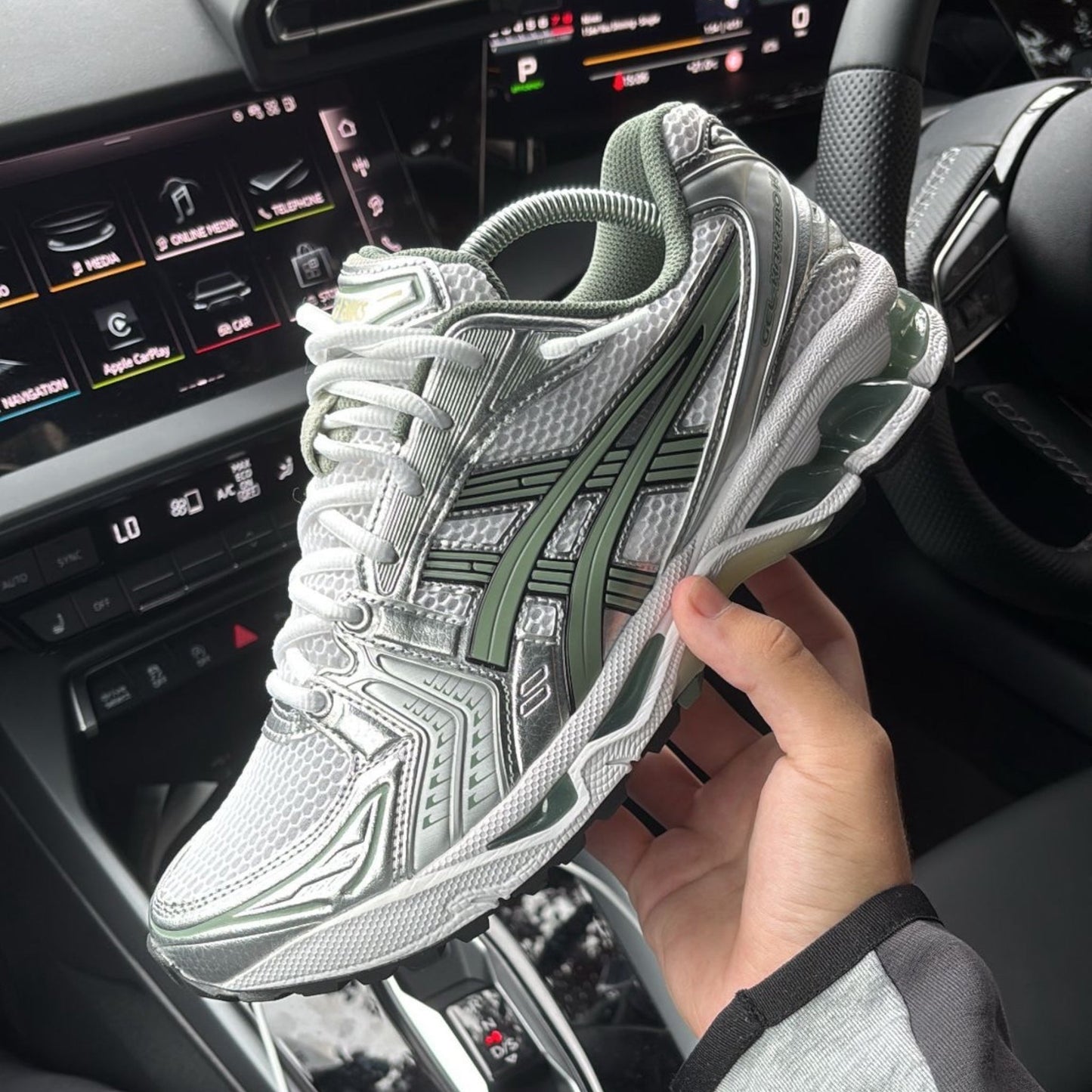 Asics Gel Kayano 14 White Slate Grey