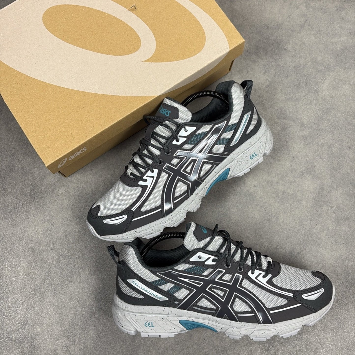 Asics Gel Venture 6 Cement Grey Obsidian Grey