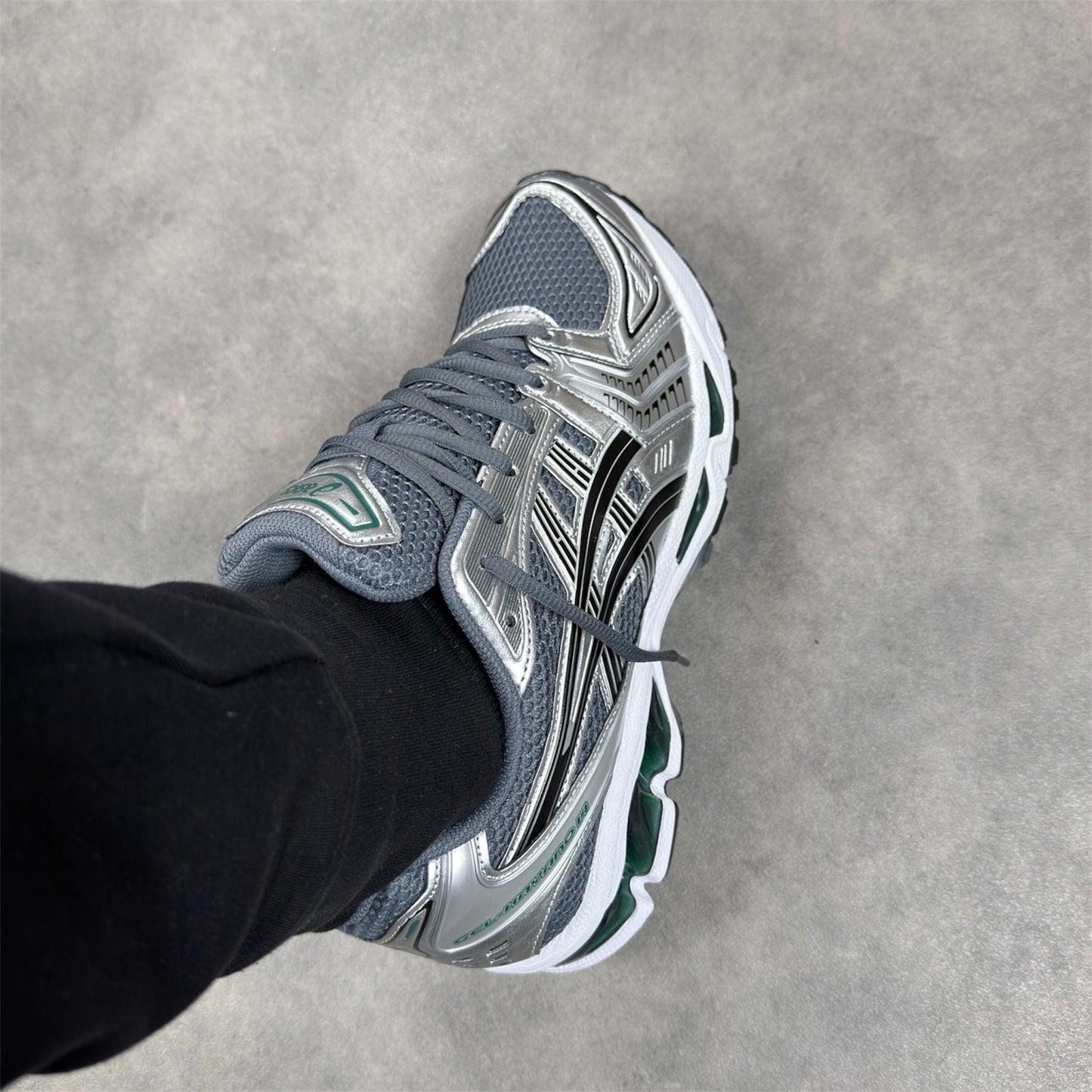 Asics Kayano 14 Metropolis Jasper Green